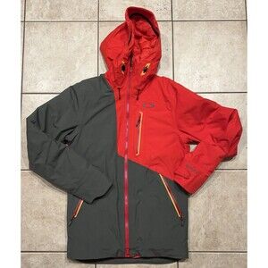 Oakley Jacket Mens S Red Crescent 3.0 Gore-Tex Ski Snowboarding Down Recco